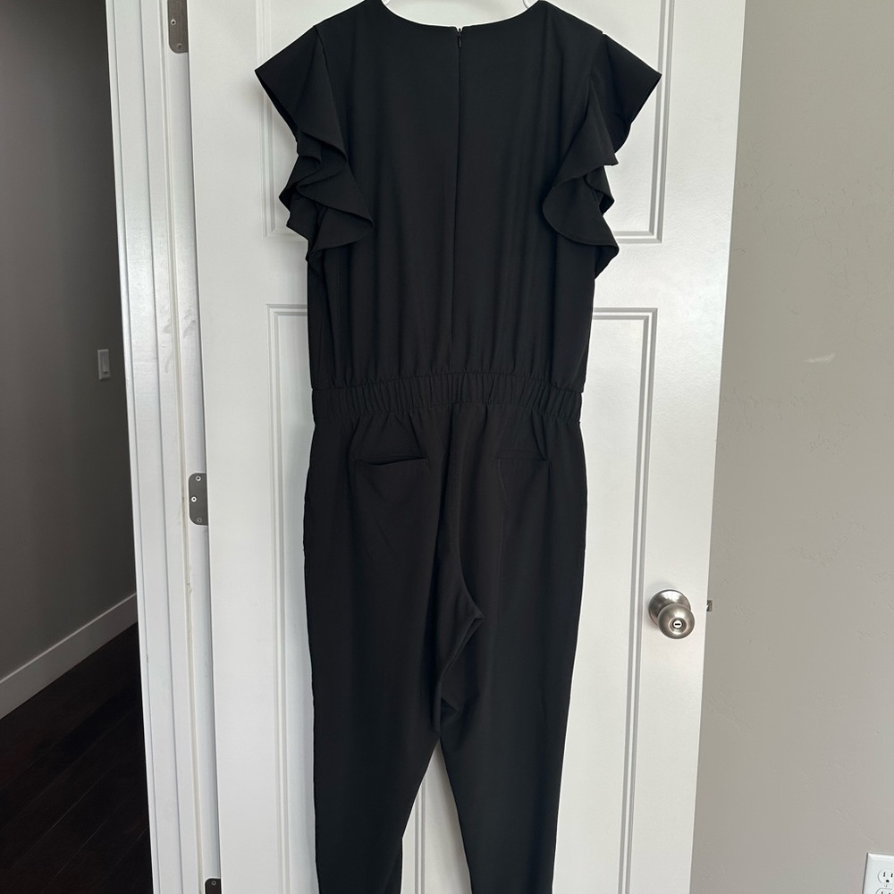 Albion Black Minimalist Jumpsuit